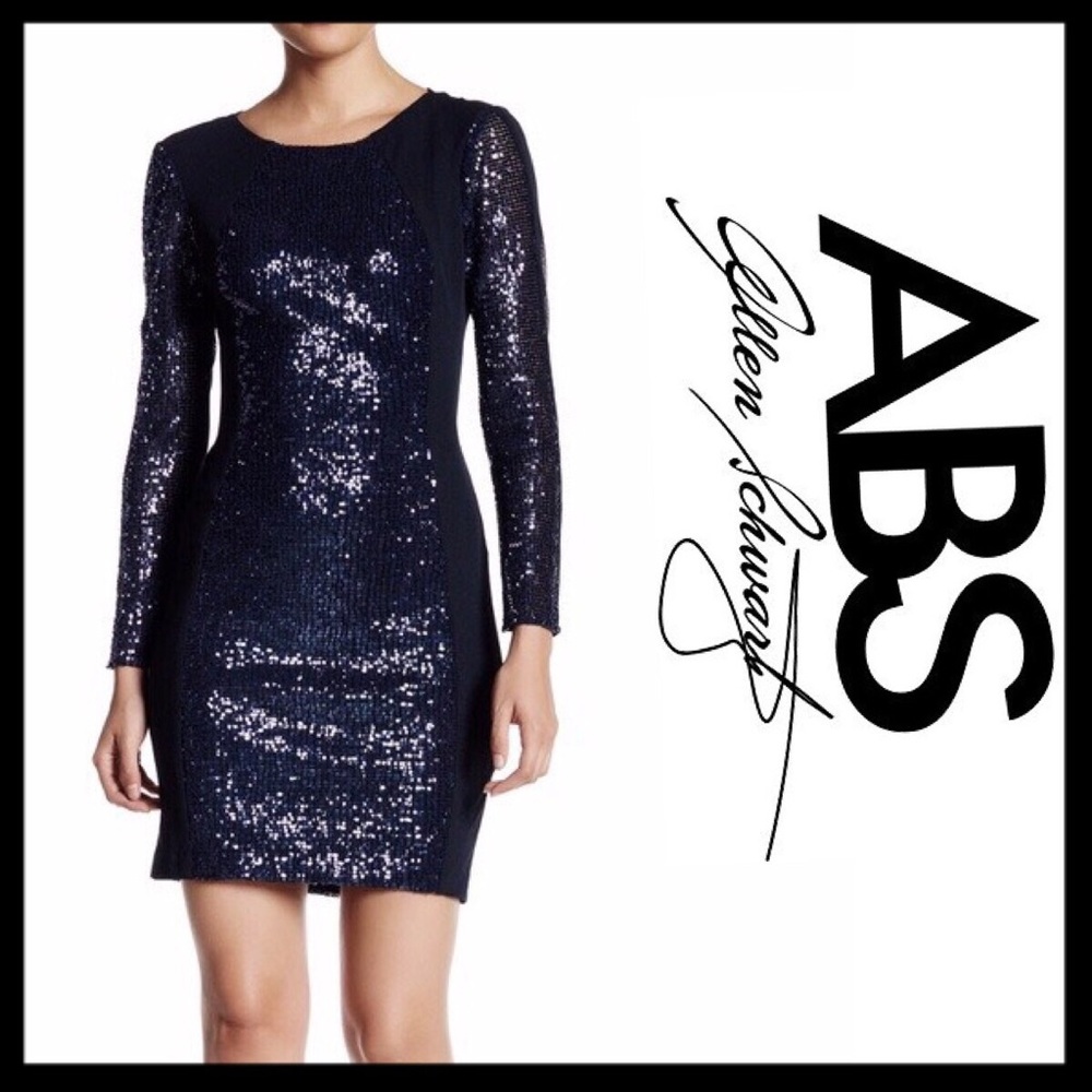 🌟HOST PICK🌟 Allen Schwartz Navy Sequin Dress